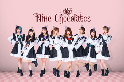 Nine chocolates